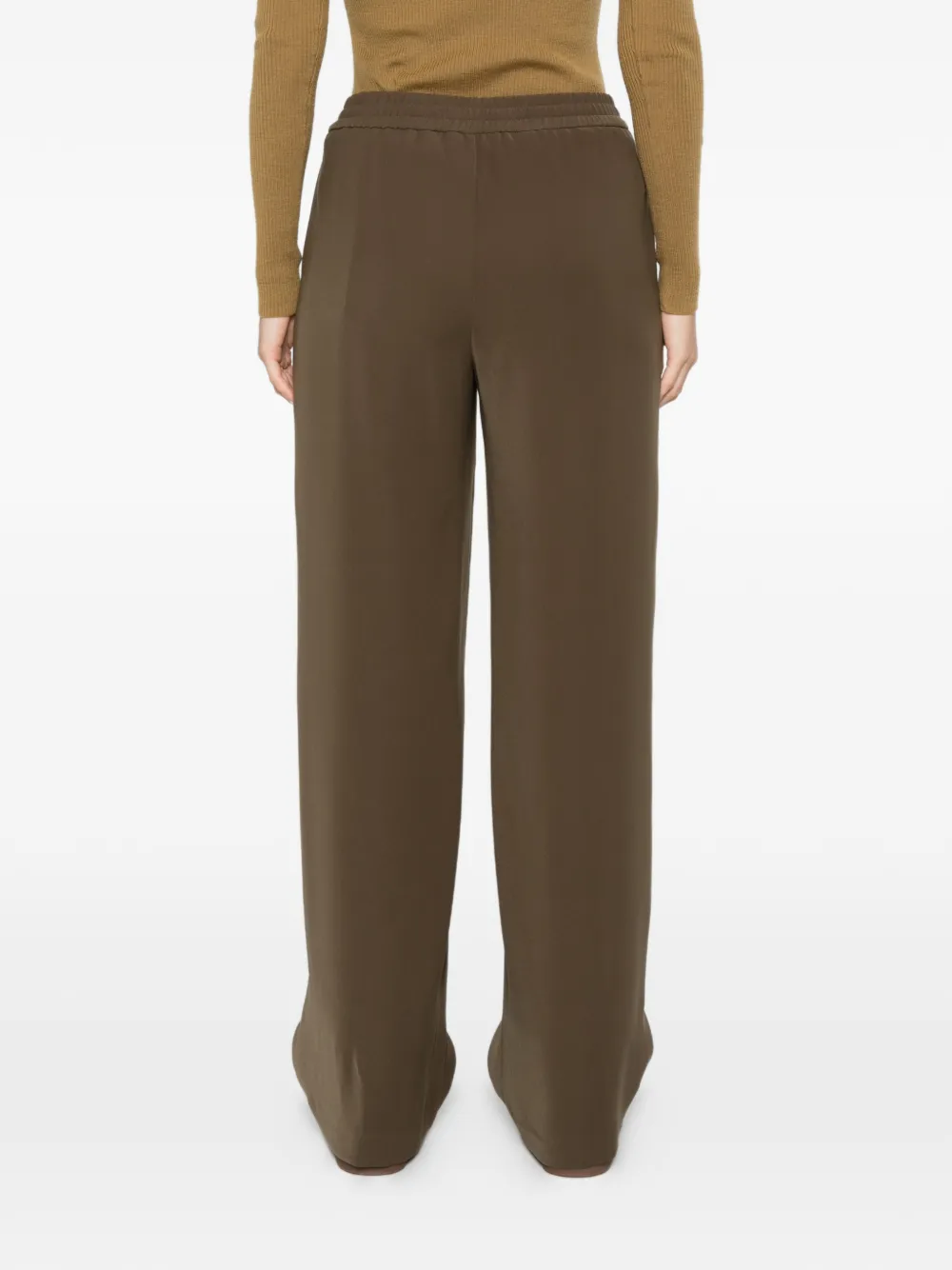 Herno Broek met wijde pijpen Groen