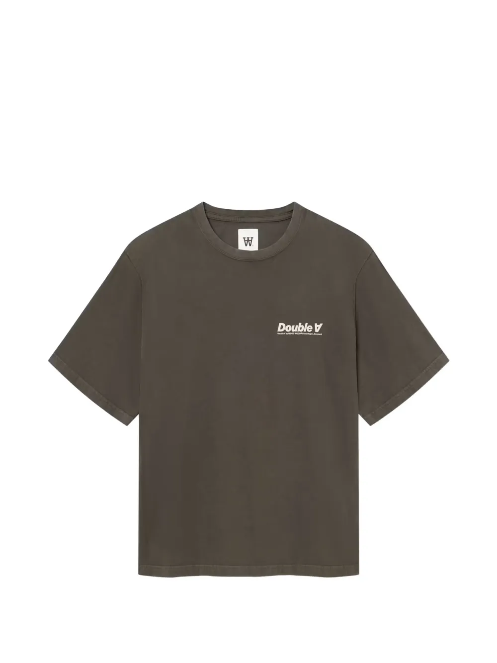 Wood Wood WWLiam logo-print T-shirt - Verde