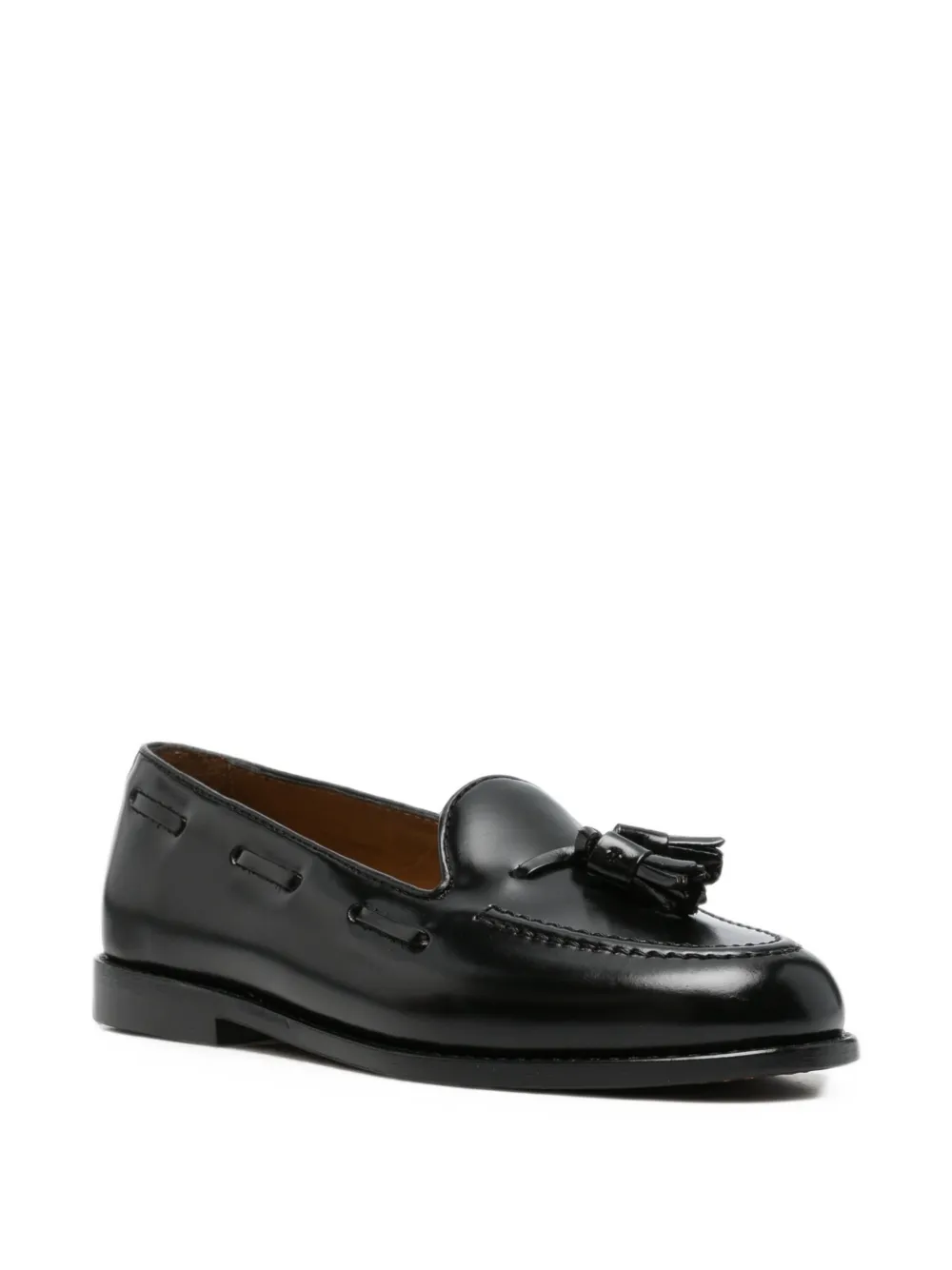 Sebago tassel leather loafers Zwart