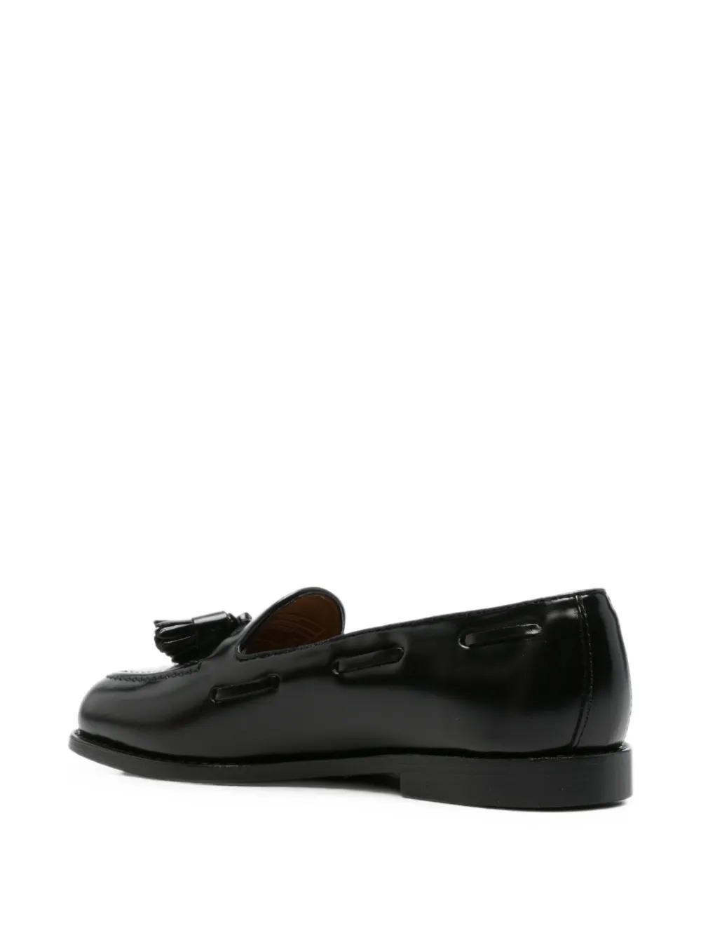 Sebago tassel leather loafers Zwart