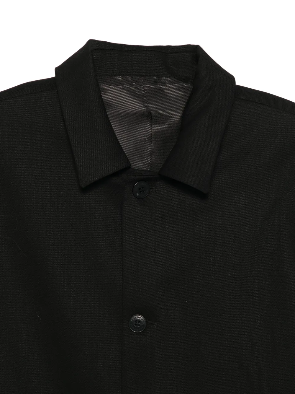 Costumein Button-up jack met kraag Zwart