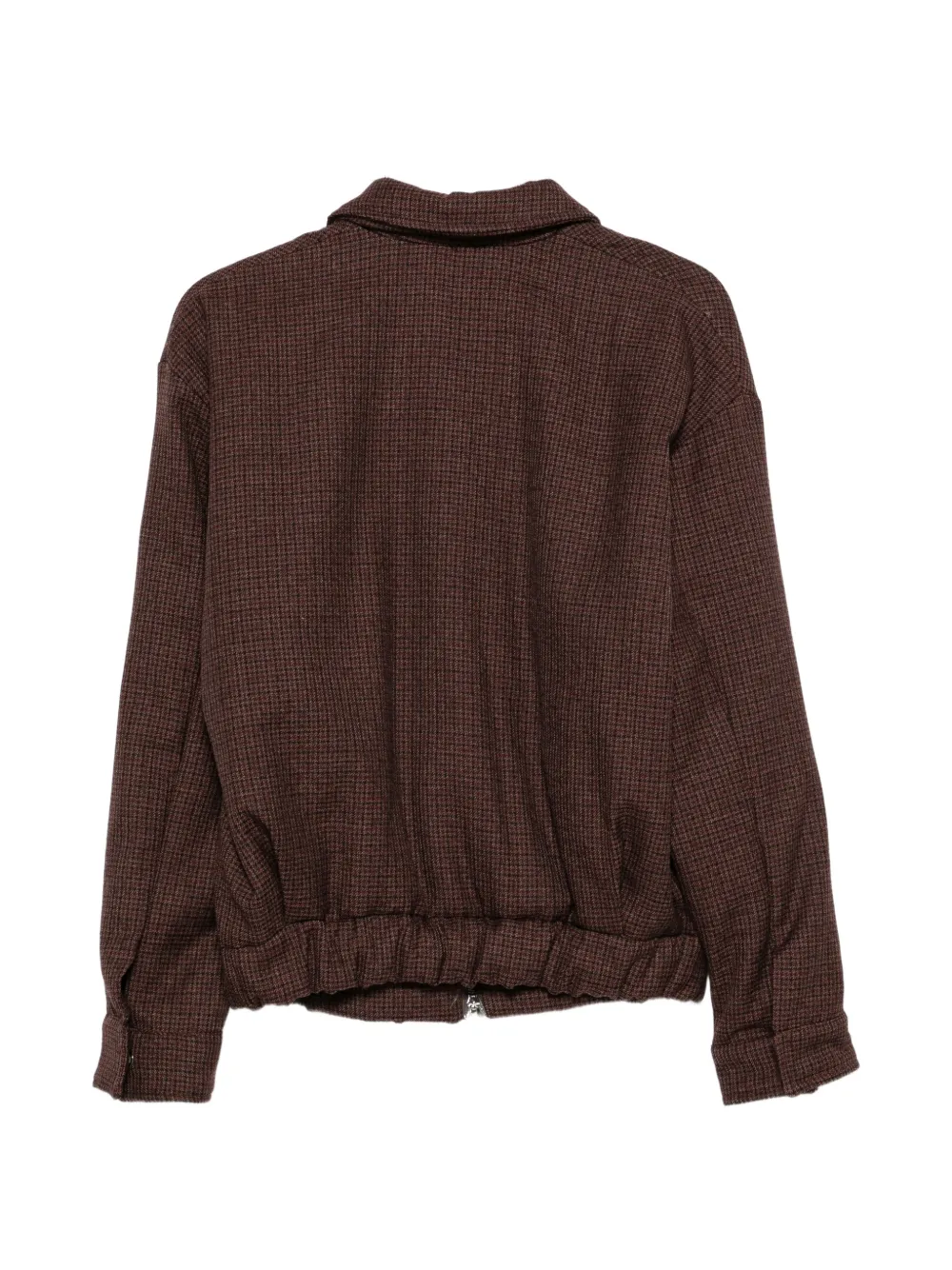Costumein Marley geruit jack met rits Rood