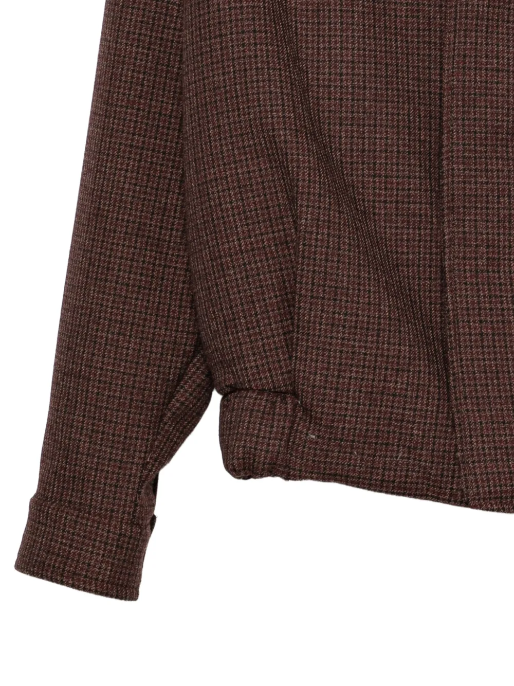Costumein Marley geruit jack met rits Rood