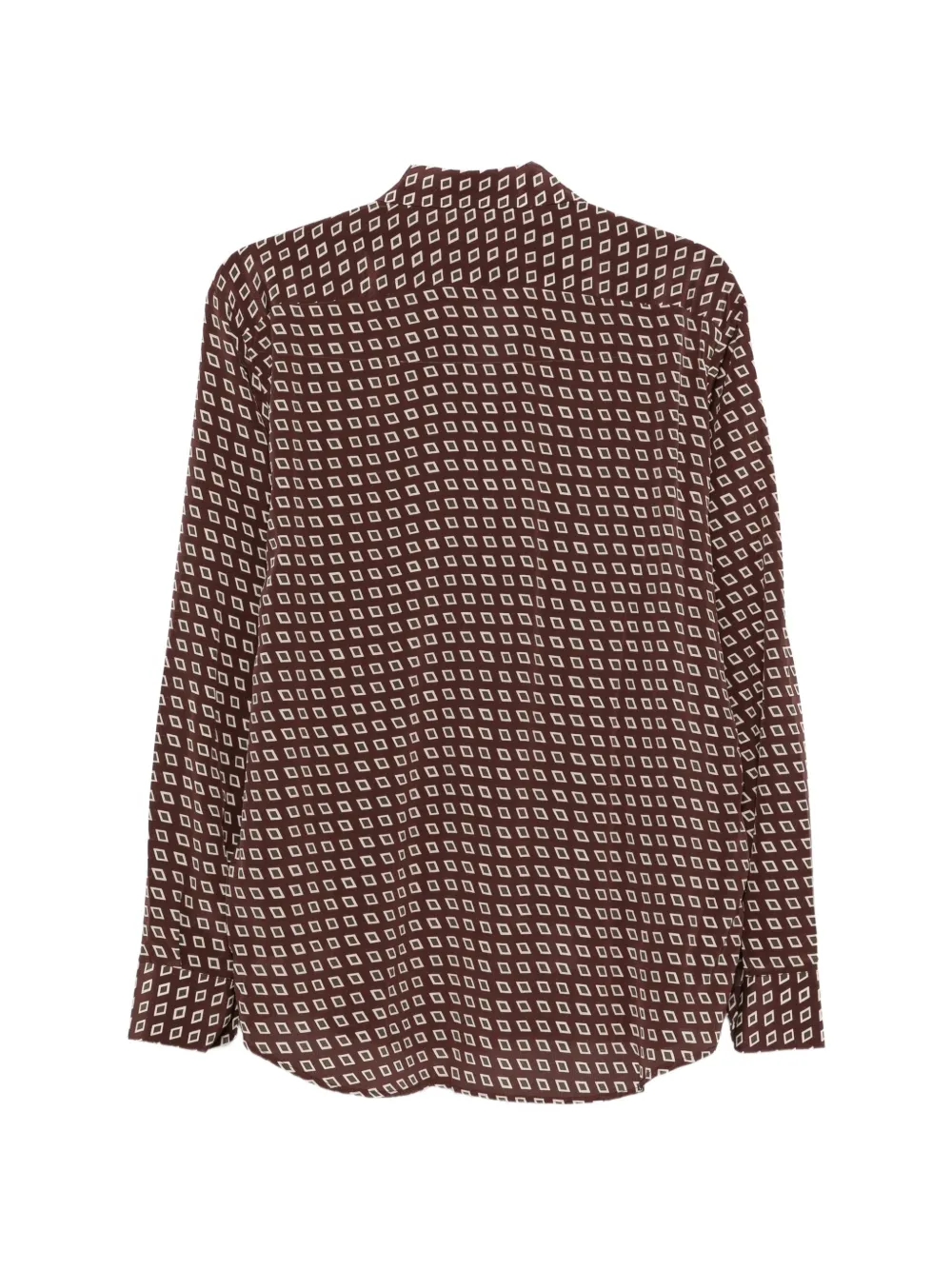 Costumein Jil overhemd met geometrische print Bruin