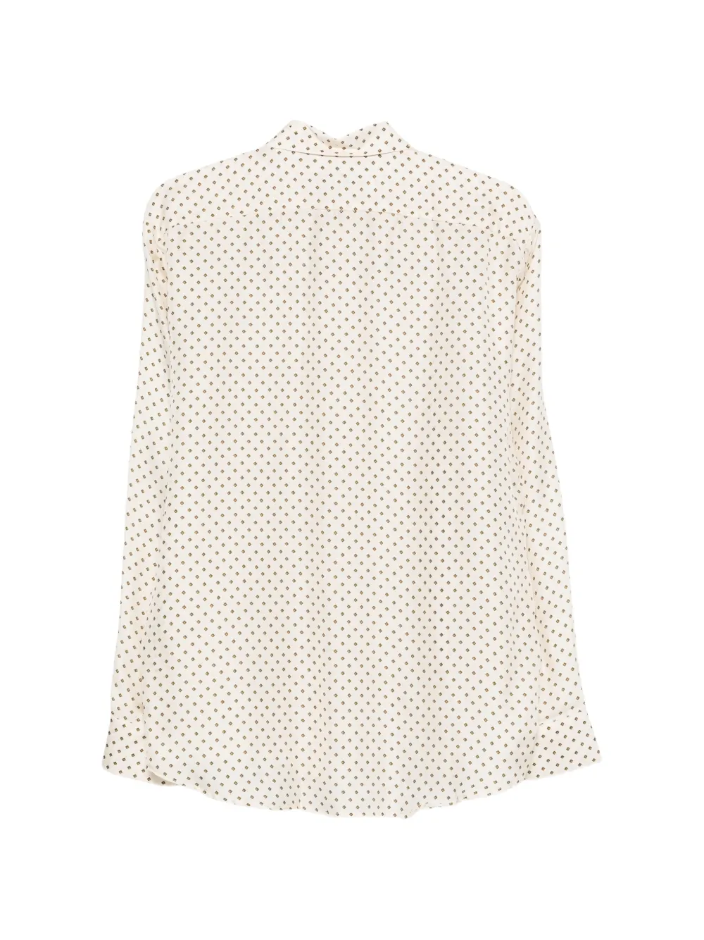 Costumein Jil overhemd met geometrische print Beige