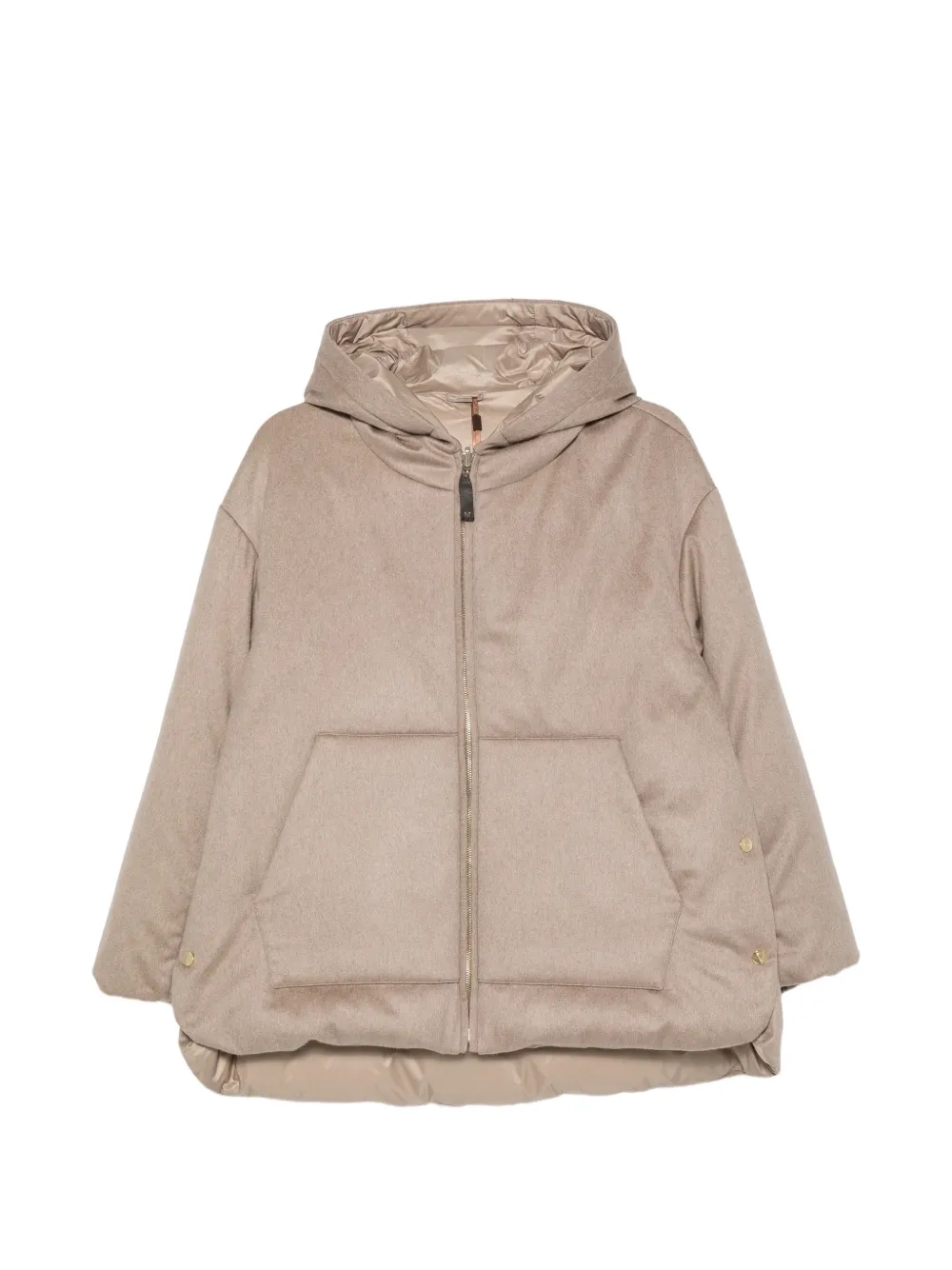 Max Mara Clown hooded reversible padded coat