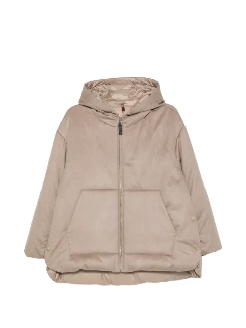 Max Mara abrigo Clown capitonado, reversible y con capucha
