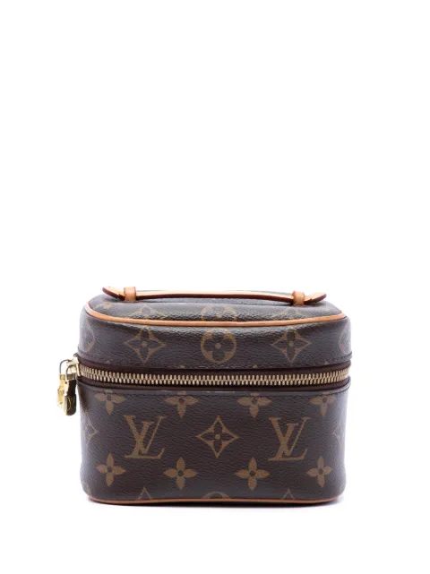 Louis Vuitton Pre-Owned 2021 모노그램 나이스 나노 케이스 베니티 백