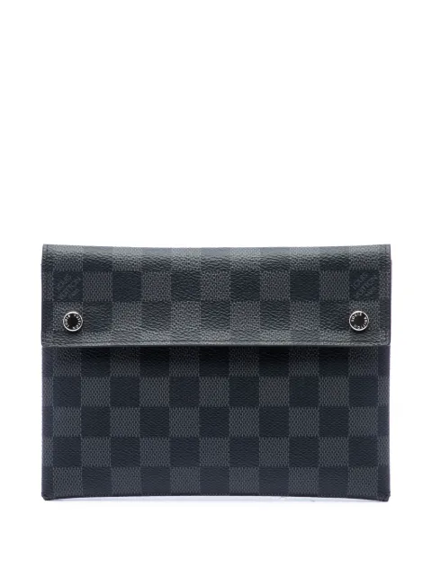 Louis Vuitton Pre-Owned 2019 Damier Graphite Alpha Pochette MM clutch