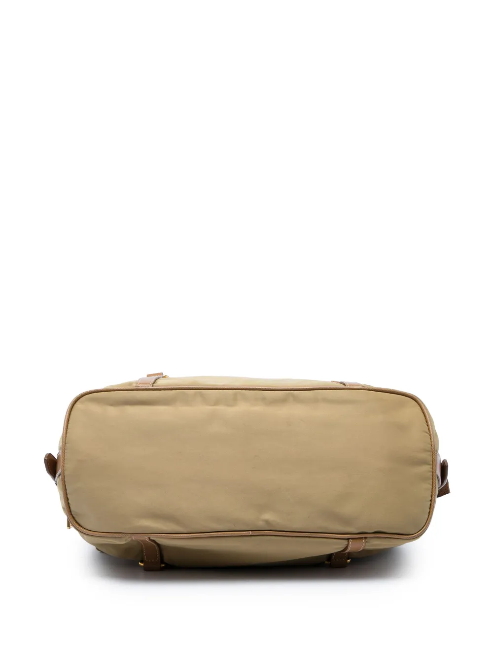 Prada Pre-Owned 2000-2013 Canapa canvas schoudertas met logo Beige