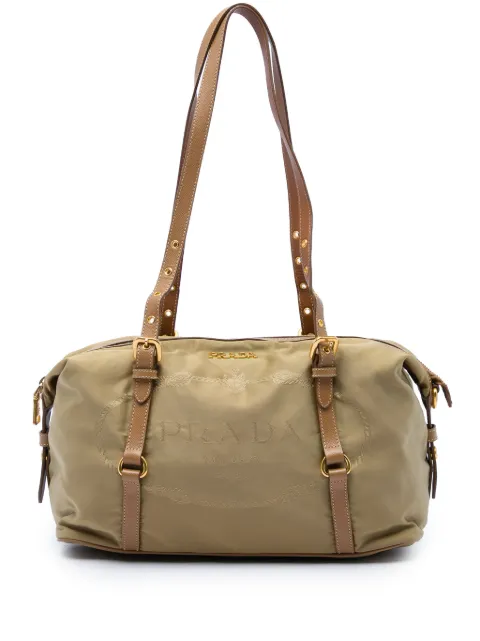 Prada Pre-Owned bolso de hombro de lona Canapa con logo 2000-2013
