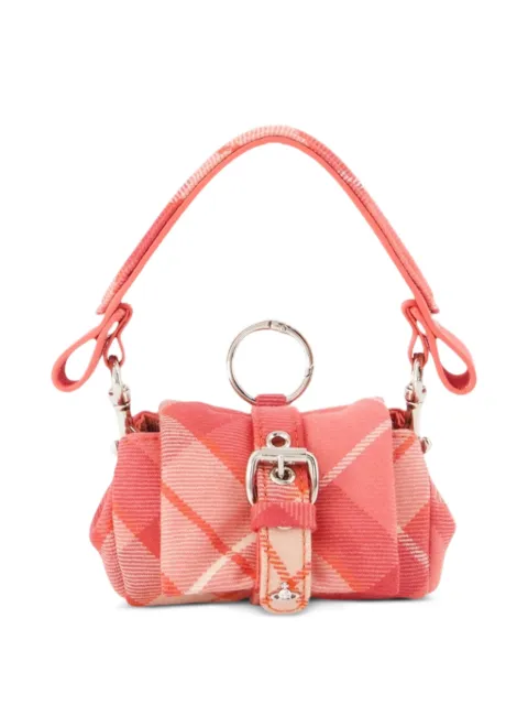 Vivienne Westwood Hazel Treasure check bag charm