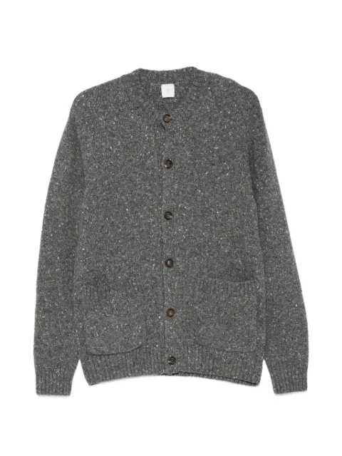 Eleventy marl-knit button-up cardigan