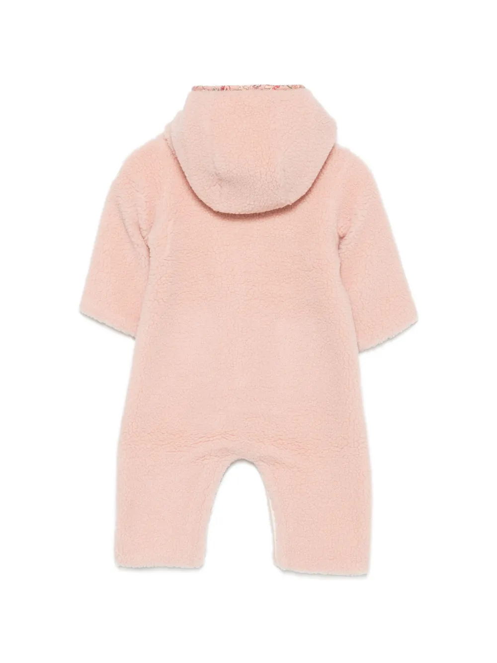Moncler Enfant Romper met bloemenafwerking Roze