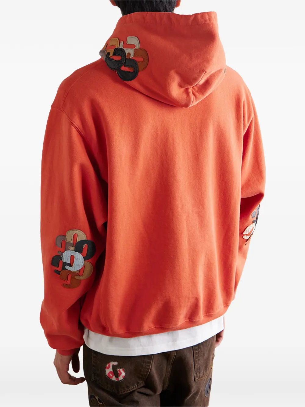 GALLERY DEPT. Hoodie met logo-print-applicatie Oranje