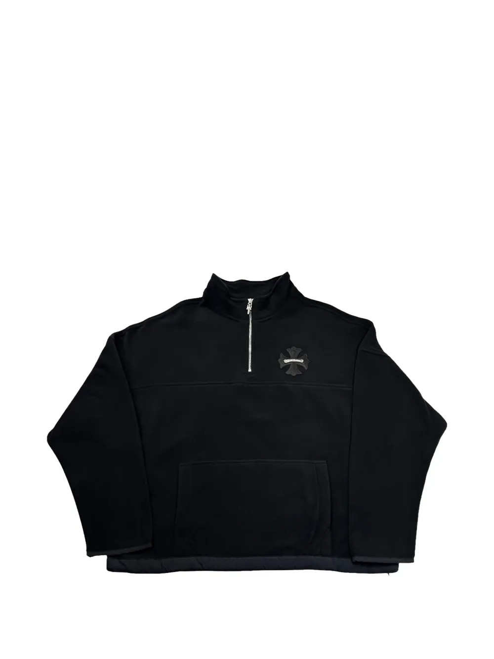 Chrome Hearts флисовая толстовка Plus с нашивкой | черный | Image 1