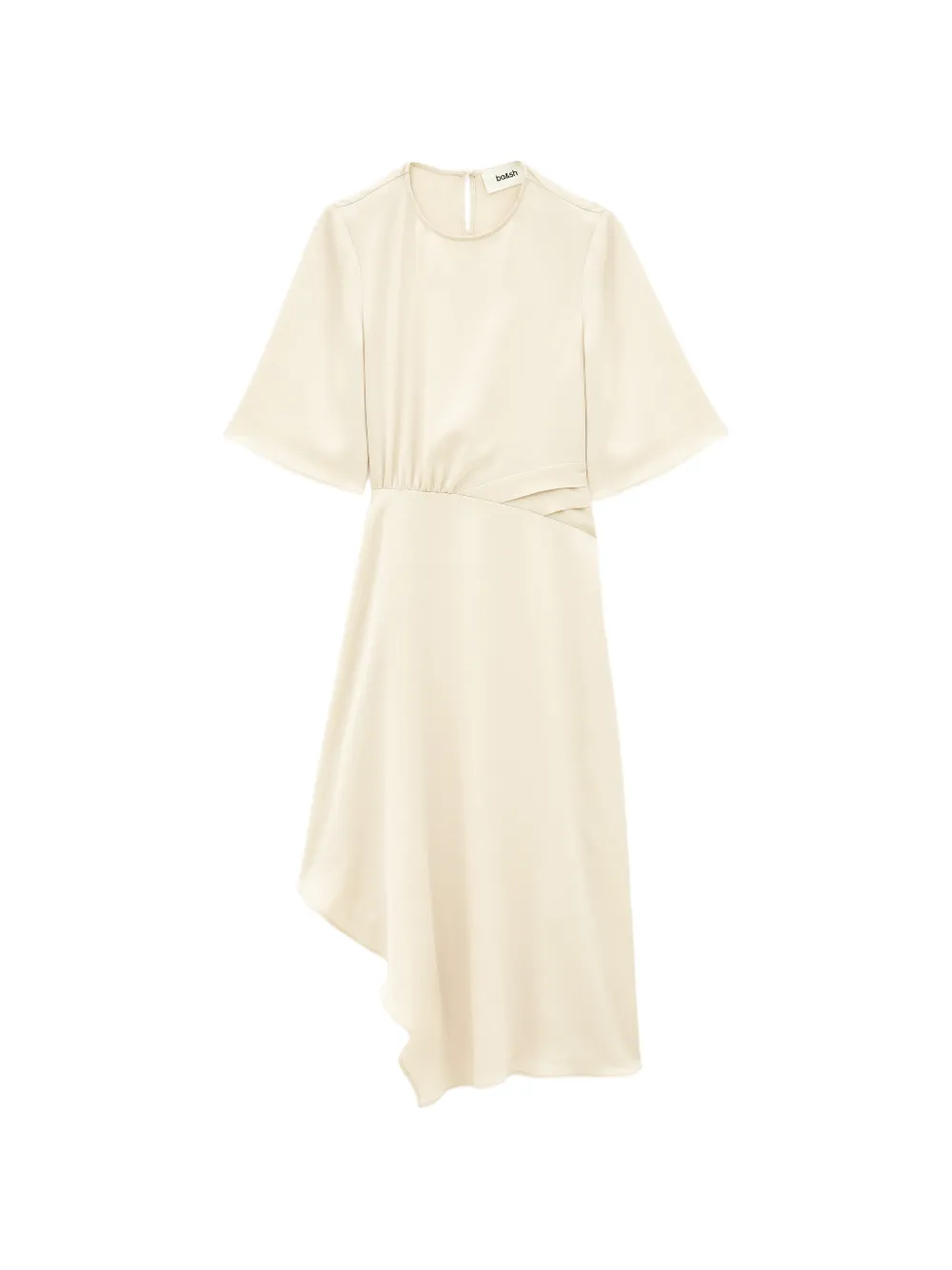 Ba&Sh Wila asymmetric midi dress - Nude