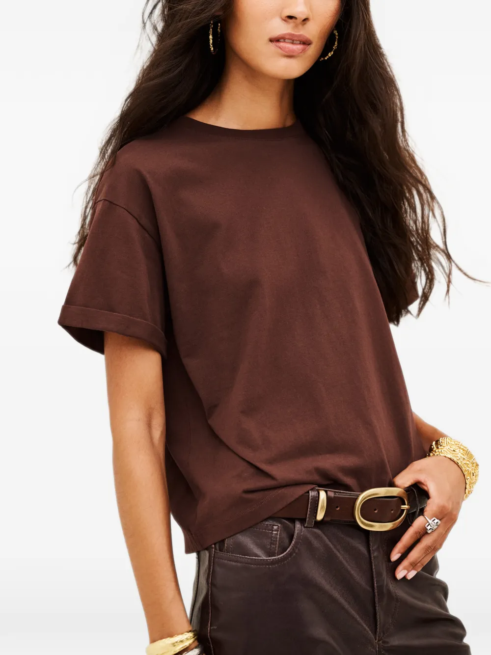 Ba&Sh Rosie T-shirt met ronde hals Rood
