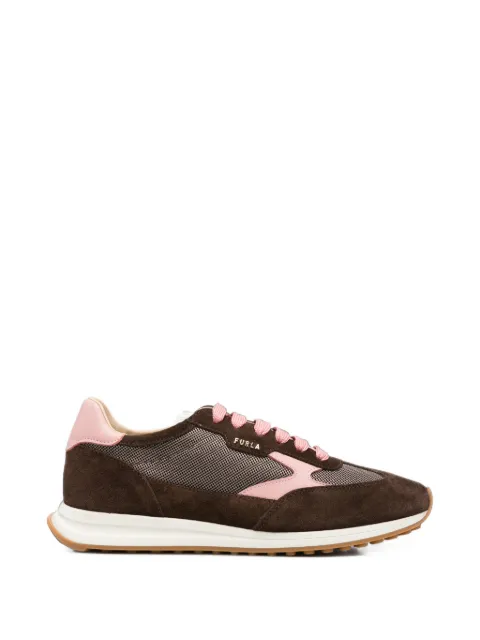 Furla suede mesh sneakers