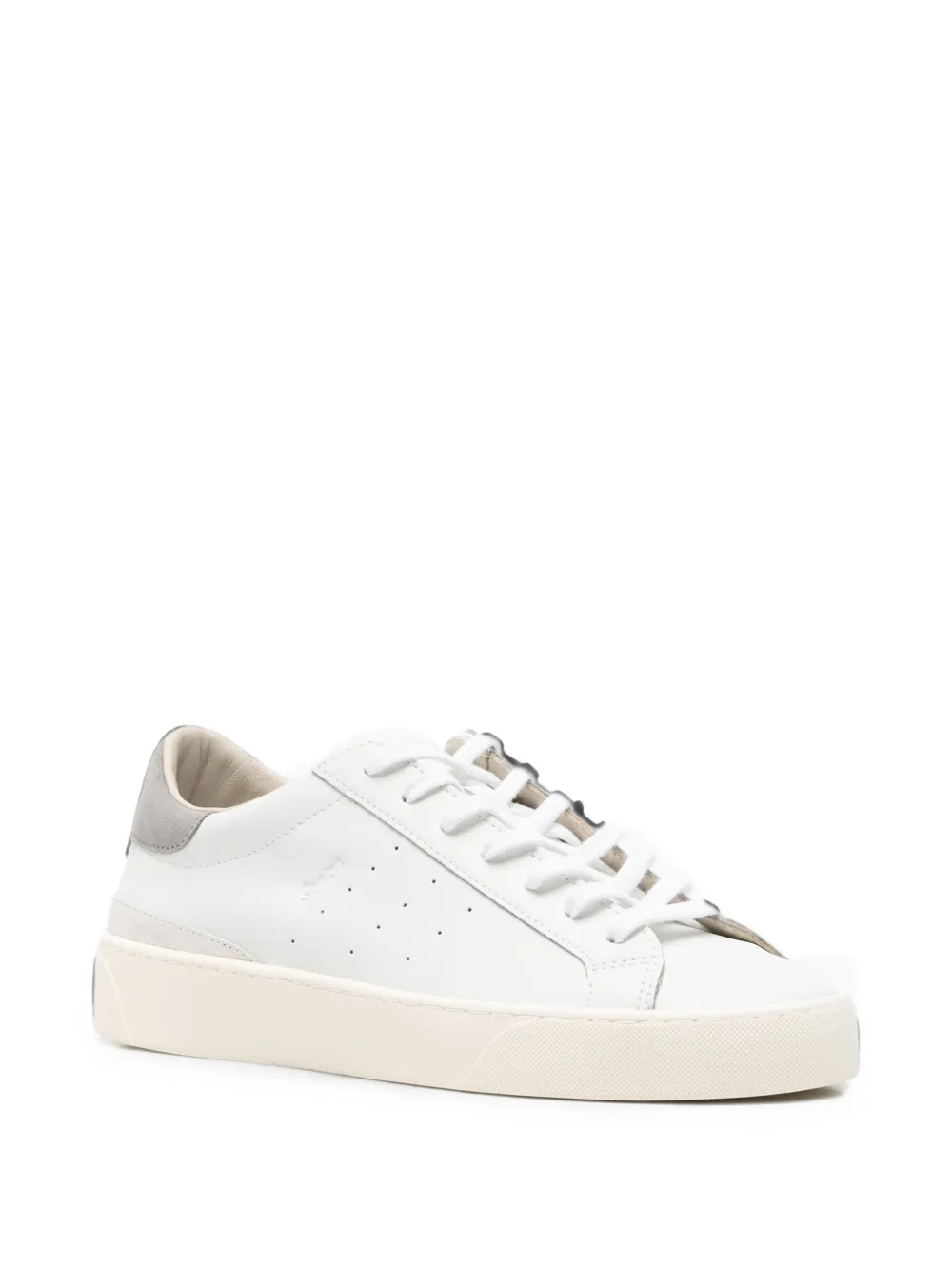 D.A.T.E. perforated panelled sneakers Wit