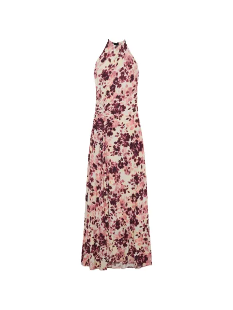 SIMKHAI Cerin floral-print draped maxi dress