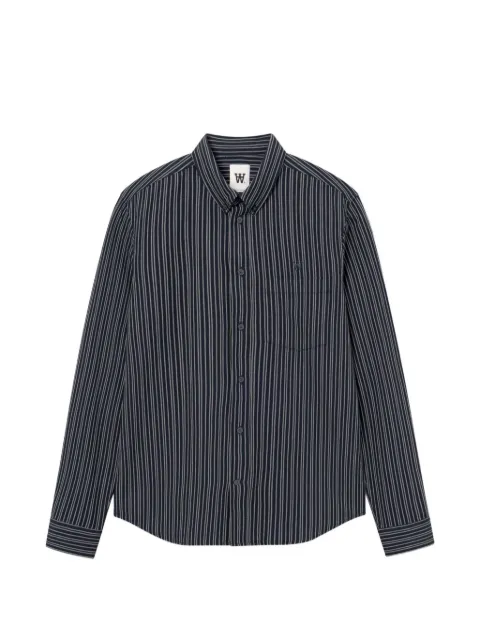 Wood Wood striped button-down shirt