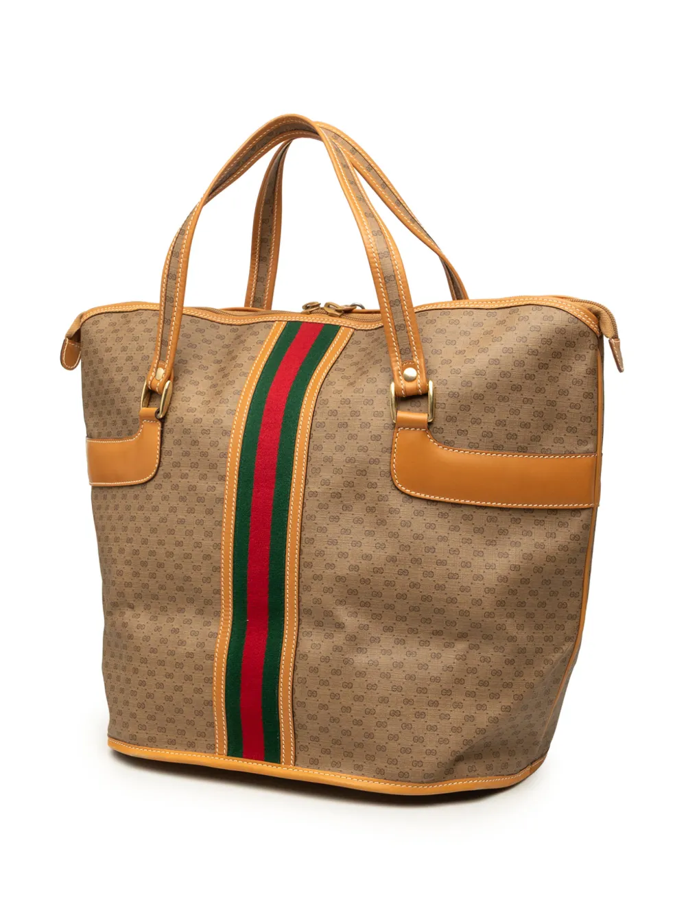 Gucci Pre-Owned 20th Century GG Supreme Web mini-shopper Bruin