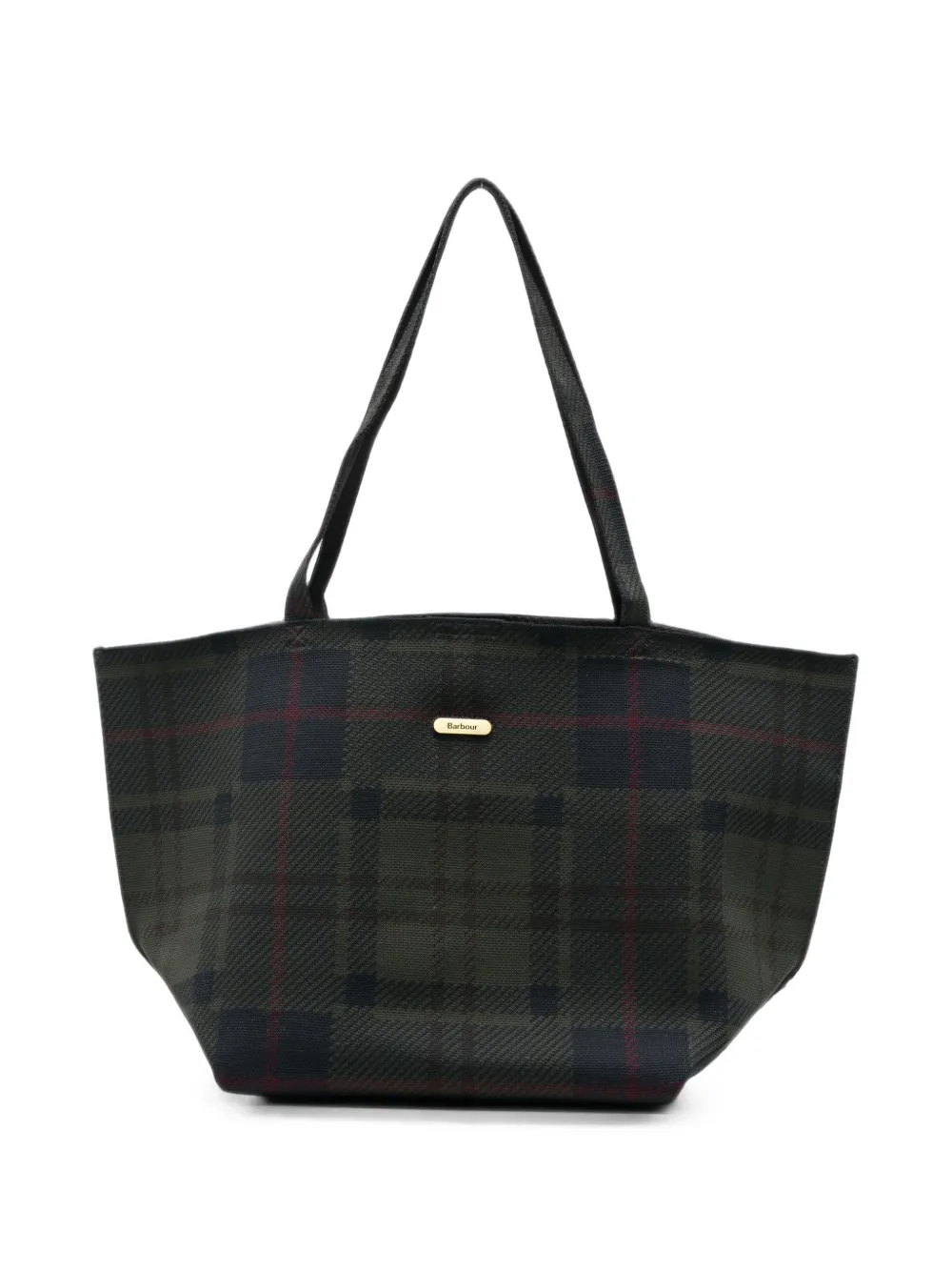 Barbour Tartan tote bag