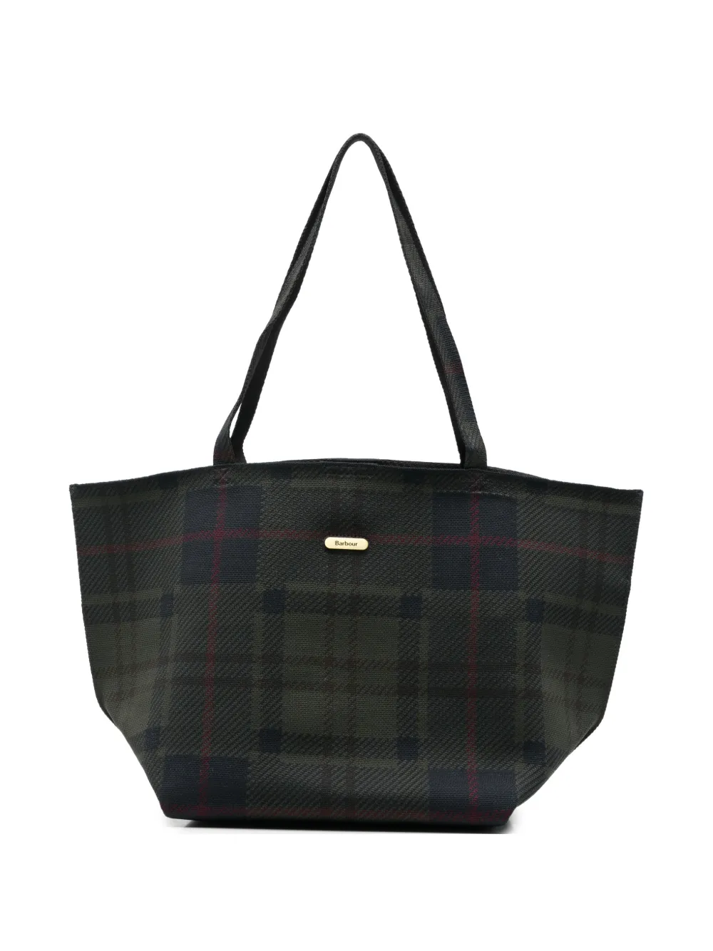 Barbour Tartan tote bag