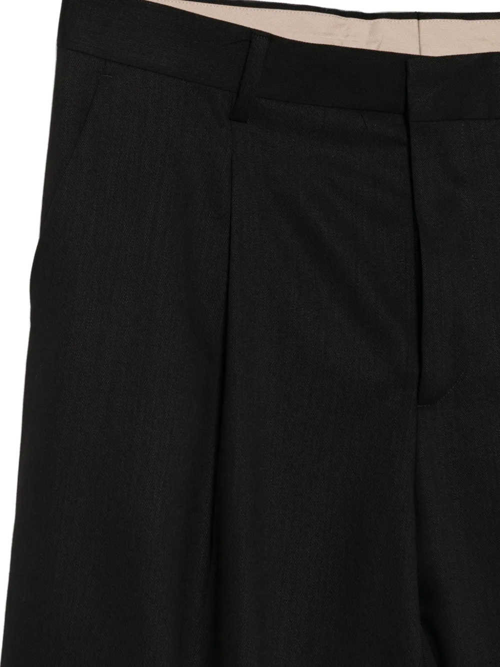 Costumein Geplooide pantalon Zwart