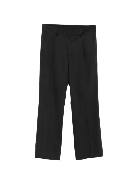 Costumein pleated straight-leg trousers