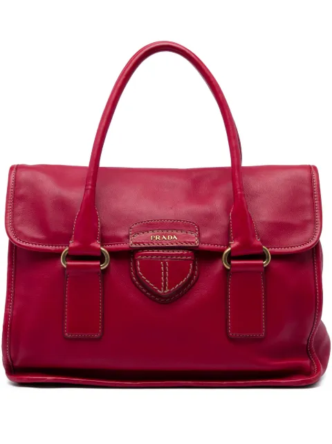 Prada Pre-Owned sac à main en cuir de veau City (2000-2026)