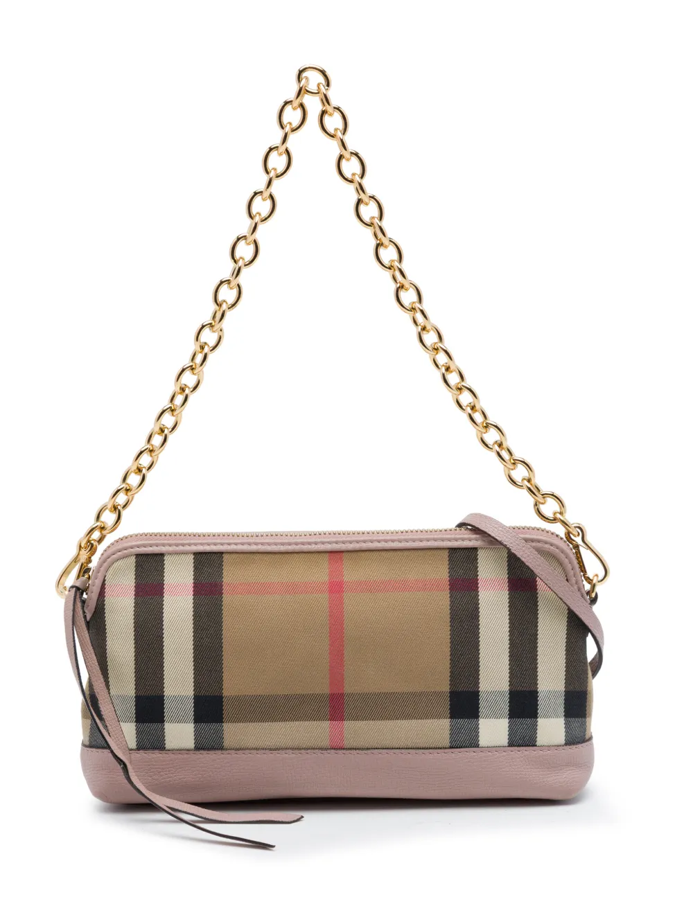 Burberry Pre-Owned 2000-2017 Derby Abingdon Satchel-Tasche aus House Check-Canvas - Braun