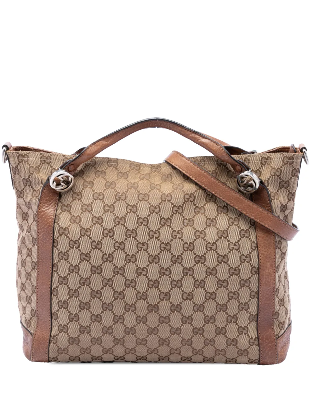 Gucci Pre-Owned 2016-2026 Medium GG Canvas Miss GG satchel - Toni neutri