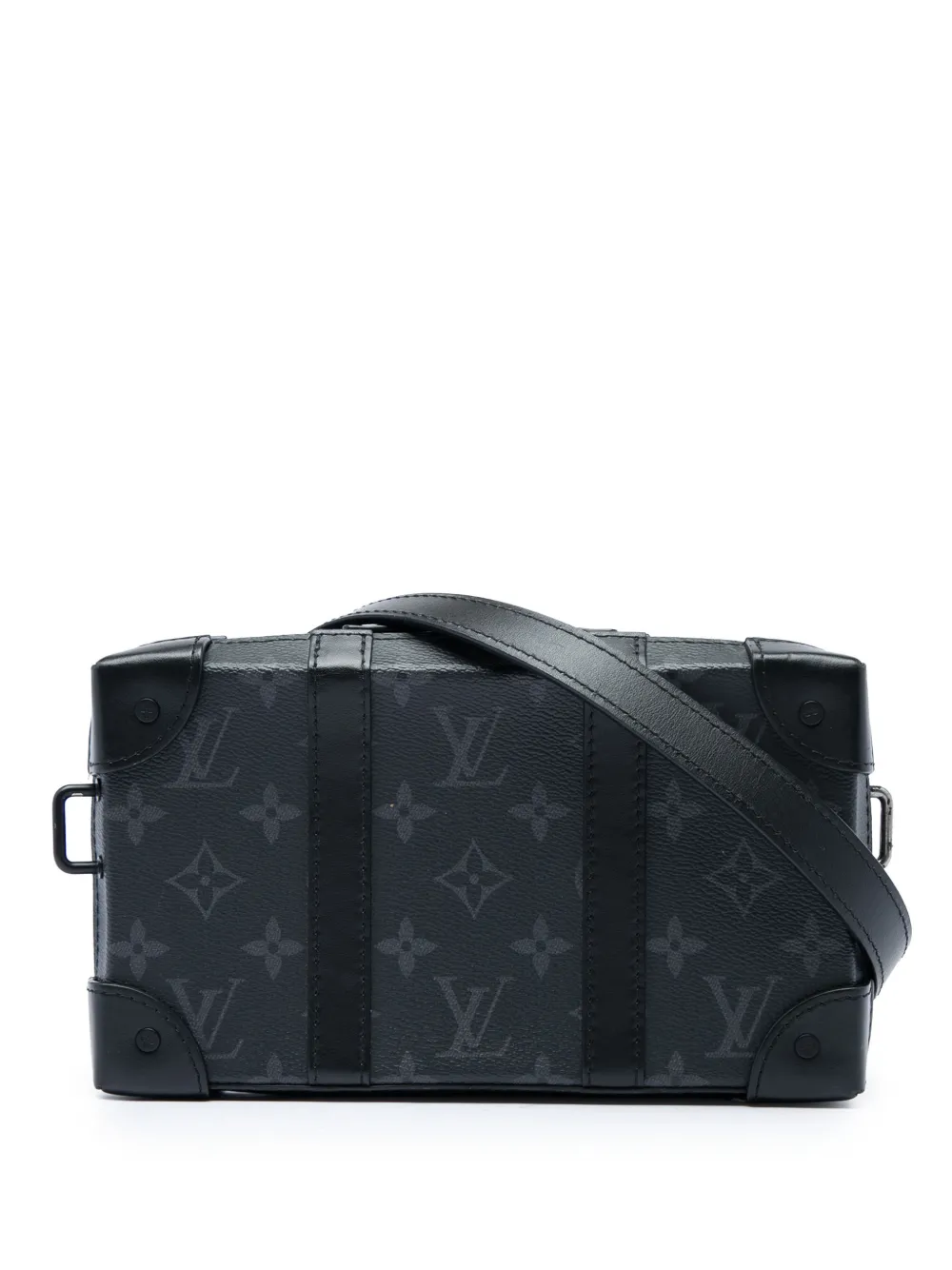 Louis Vuitton Pre-Owned 2020-2026 Monogram Eclipse Soft Trunk Wallet crossbody bag - Nero