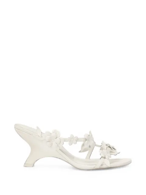 SIMKHAI  Willow floral-appliqué leather sandals