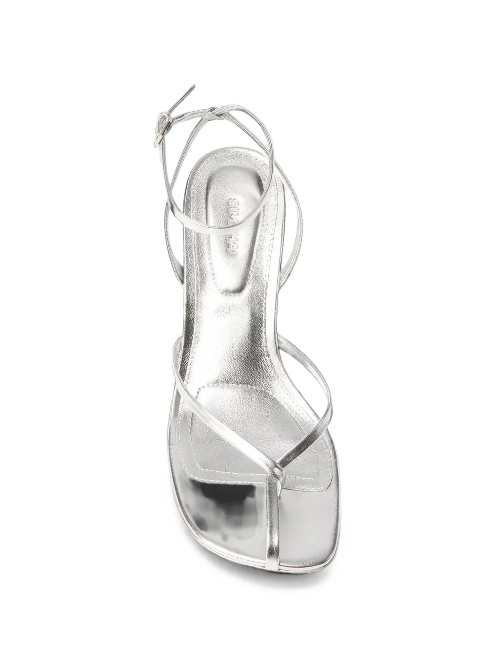 SIMKHAI Kelsey leather sandals Zilver