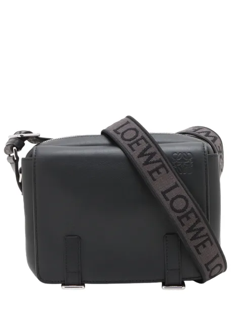Loewe Pre-Owned 2020-2026 XS Supple Smooth Calfskin Military Messenger Bag crossbody bag