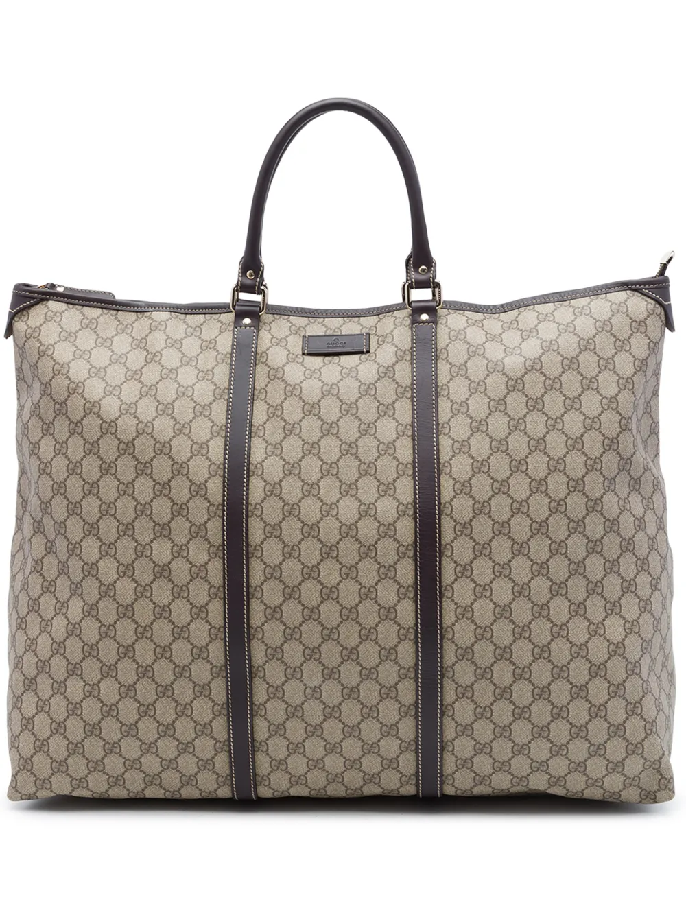Gucci Pre-Owned 2016-2026 XL GG Supreme Joy Reisetasche - Nude