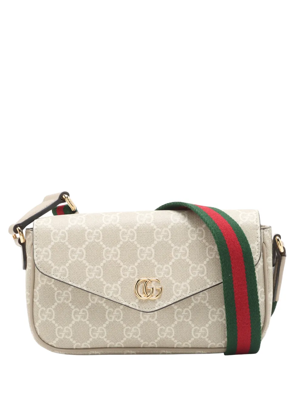 Gucci Pre-Owned 2016-2026 GG Supreme Web Ophidia Pochette crossbody bag - Braun