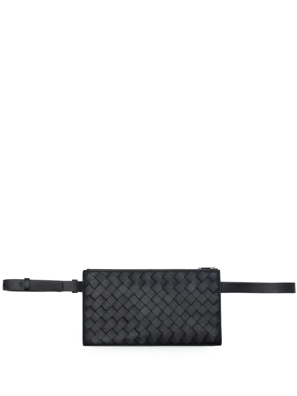 Bottega Veneta Pre-Owned Marsupio in nappa con design Intrecciato 2012-2026 - Nero