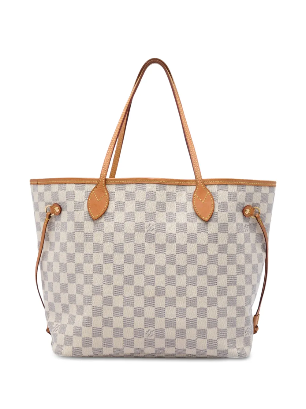 Louis Vuitton Pre-Owned 2018 Damier Azur Neverfull MM tote bag - White