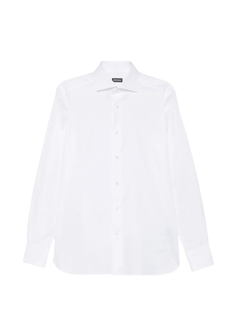 Zegna рубашка с косым воротником | белый | Image 1