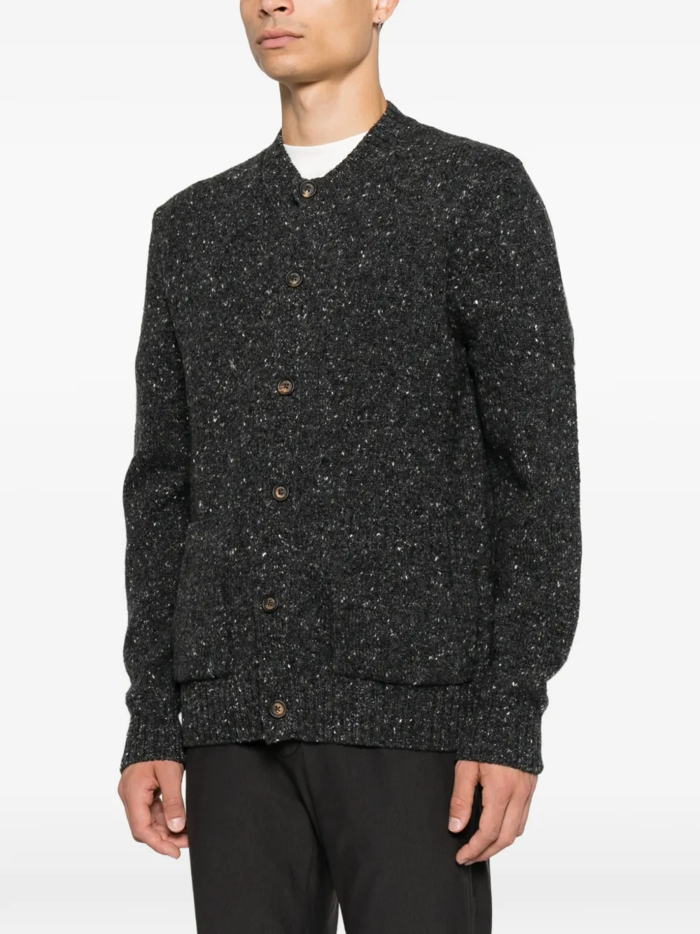 Eleventy Button-up vest Grijs