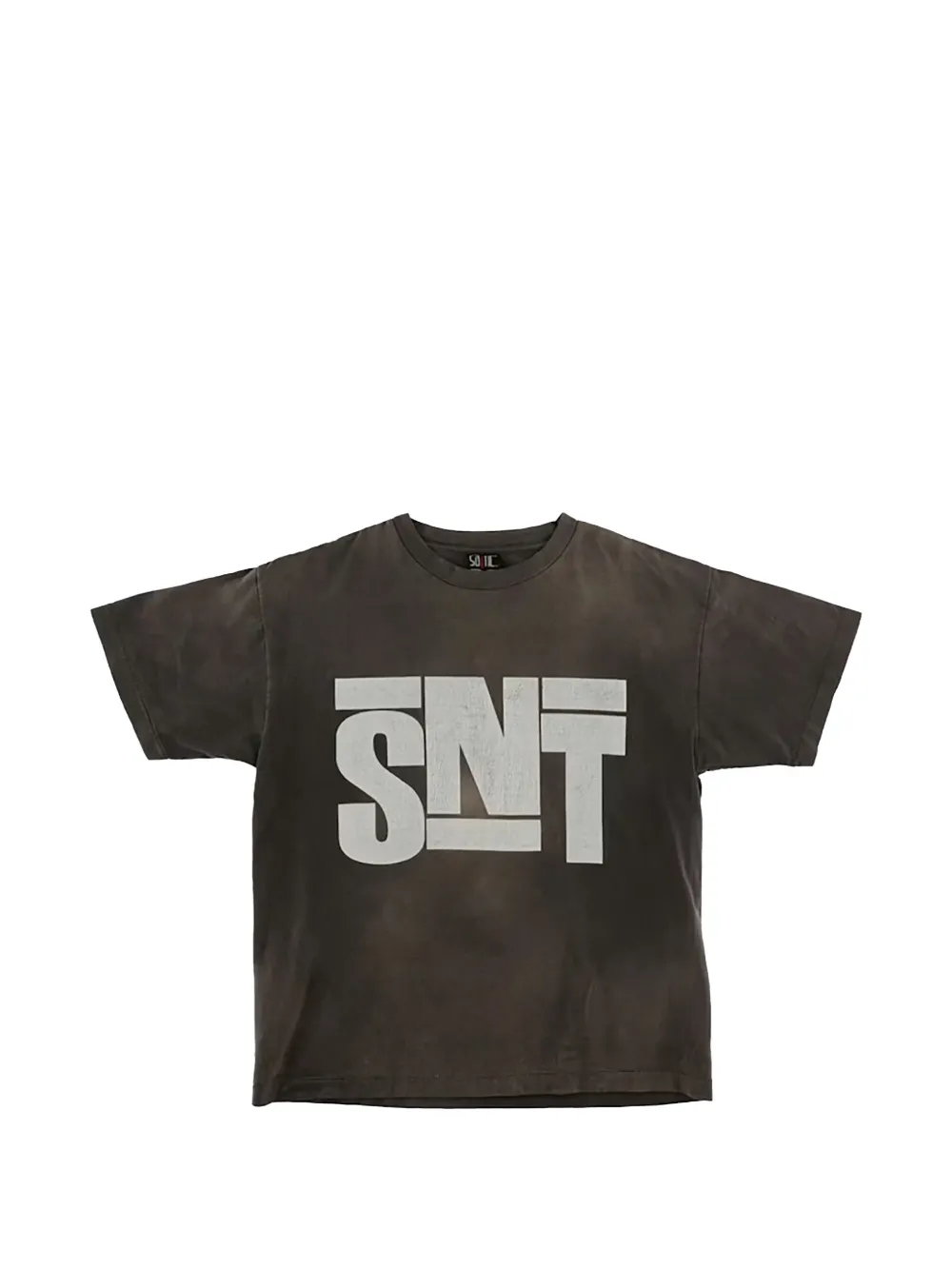 SAINT MXXXXXX logo-print cotton t-shirt - Nero