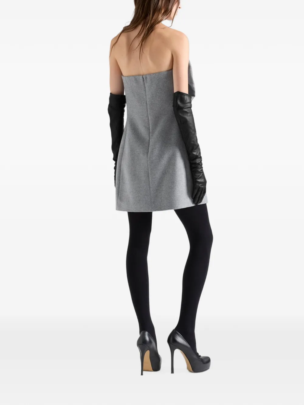 7 For All Mankind Jurk met strikdetail Grijs