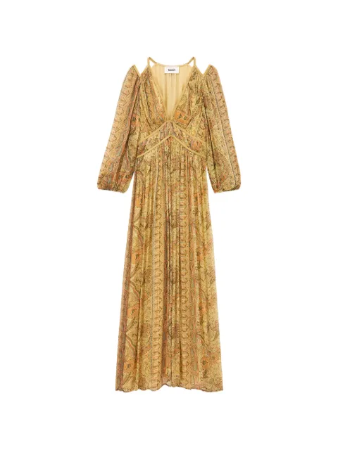 Ba&Sh Chana paisley-print cold-shoulder maxi dress