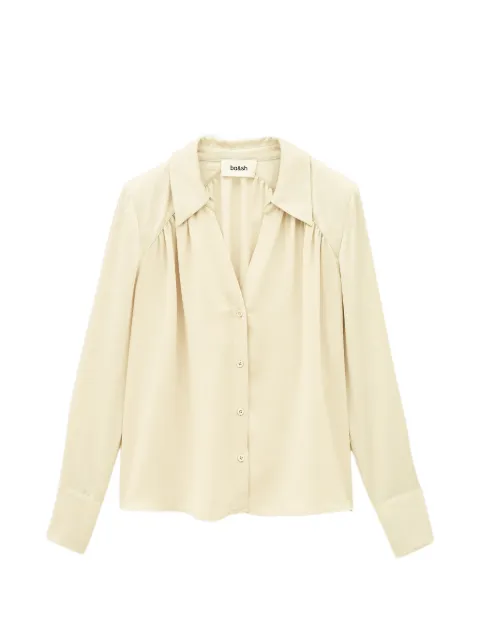 Ba&Sh Wilna gathered long-sleeved shirt