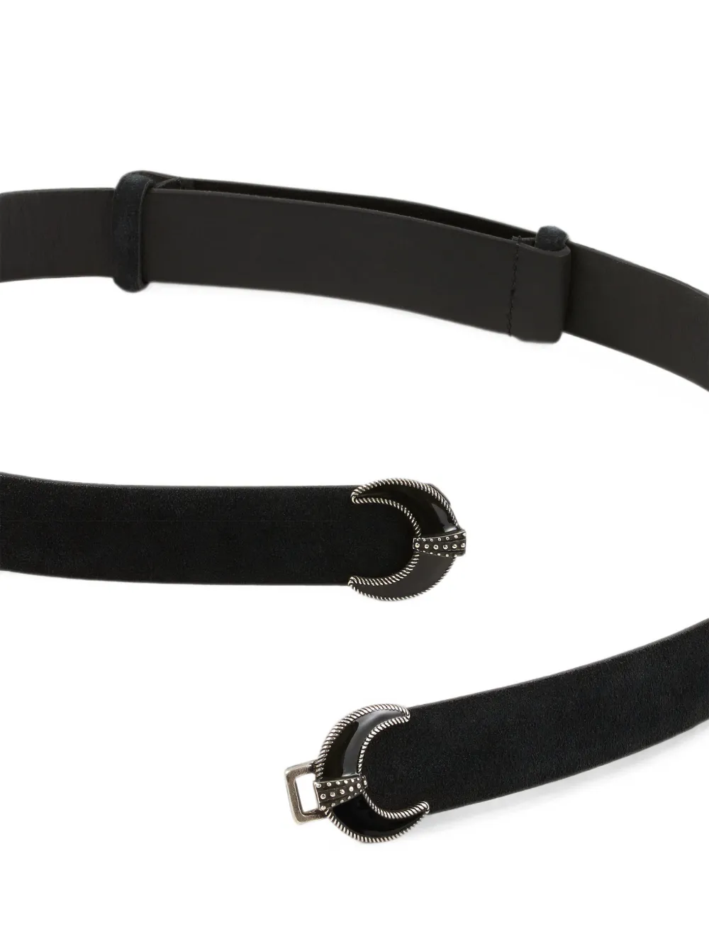 Ba&Sh Bibi suède riem met maangesp Zwart