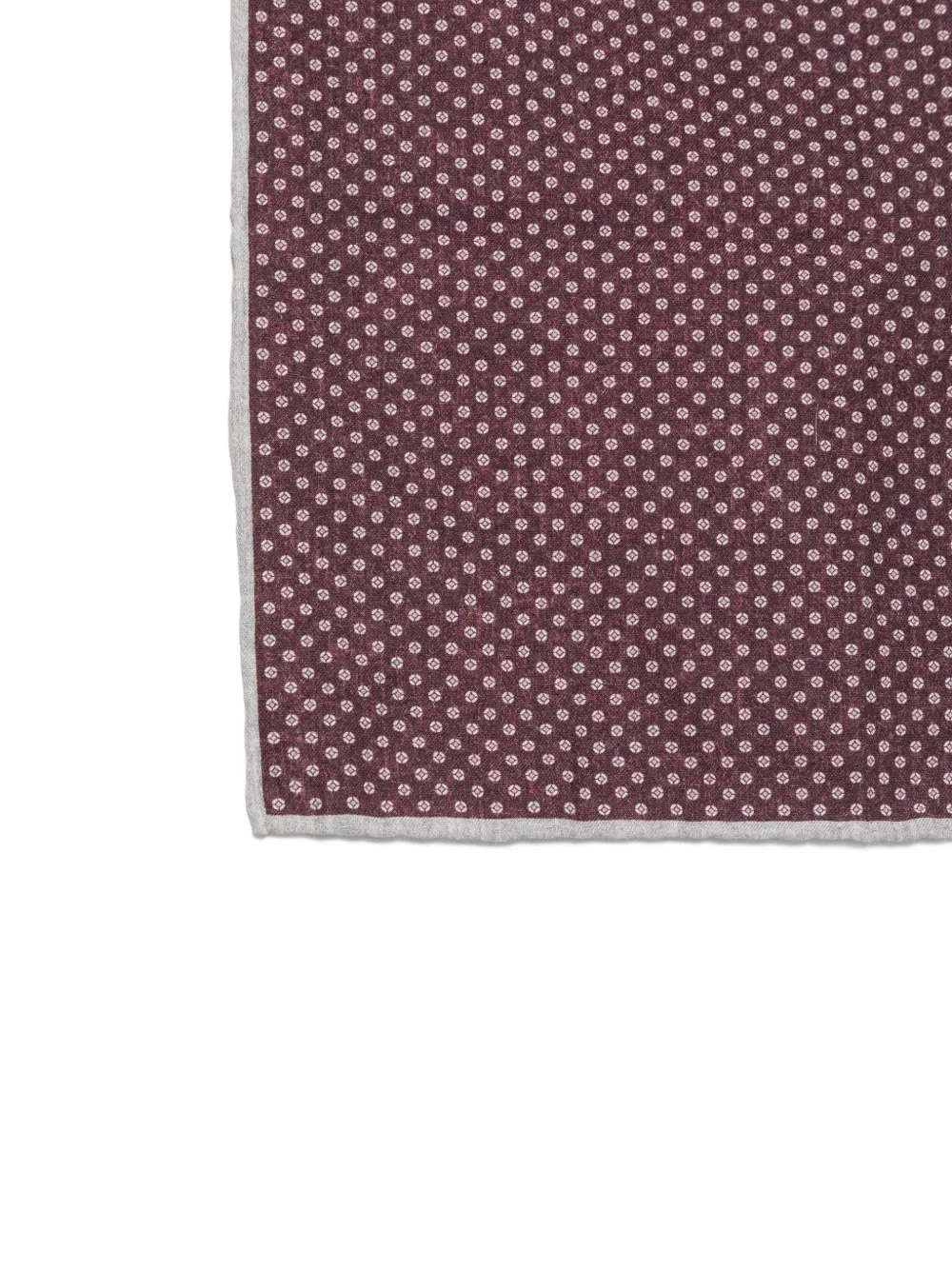 Eleventy Pochet met geometrische print Rood